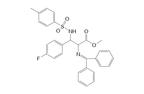 Syn and anti-Methyl 2-[(diphenylmethylene)amino]-3-(4-methylphenylsulfonamide)-3-(p-fluorophenyl)propanoate