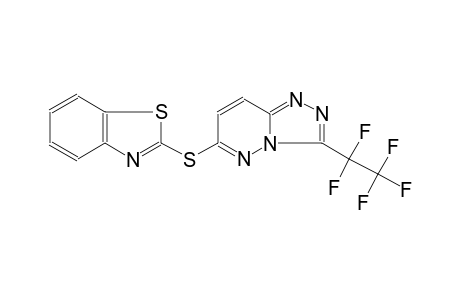 benzothiazole, 2-[[3-(1,1,2,2,2-pentafluoroethyl)[1,2,4]triazolo[4,3-b]pyridazin-6-yl]thio]-
