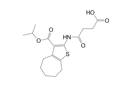 4-{[3-(isopropoxycarbonyl)-5,6,7,8-tetrahydro-4H-cyclohepta[b]thien-2-yl]amino}-4-oxobutanoic acid