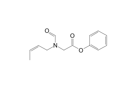 N-formyl-cis-crotylglycine phenyl ester