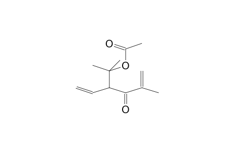(1,1,4-trimethyl-3-oxo-2-vinyl-pent-4-enyl) acetate