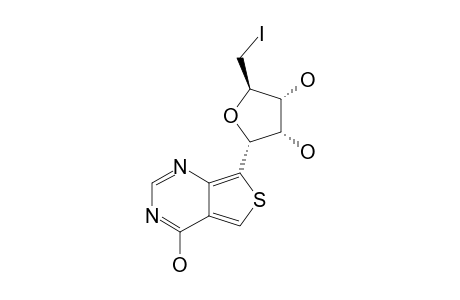 7-(5'-DEOXY-5'-IODO-BETA-D-RIBOFURANOSYL)-THIENO-[3,4-D]-PYRIMIDIN-4(3H)-ONE