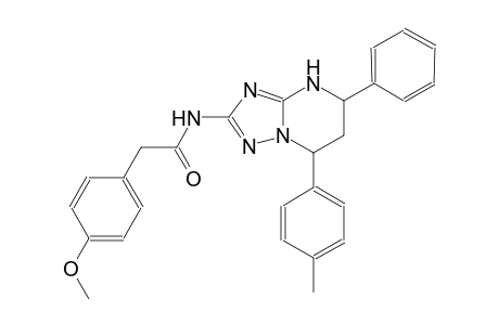 2-(4-methoxyphenyl)-N-[7-(4-methylphenyl)-5-phenyl-4,5,6,7-tetrahydro[1,2,4]triazolo[1,5-a]pyrimidin-2-yl]acetamide