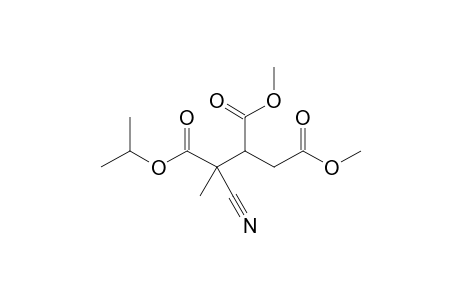 1-cyano-1-methylpropanetricarboxylic acid 1-(isopropyl ester) 2,3-bis(methyl ester)