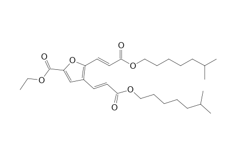 4,5-Bis-[(E)-2-(6-methyl-heptyloxycarbonyl)-vinyl]-furan-2-carboxylic acid ethyl ester