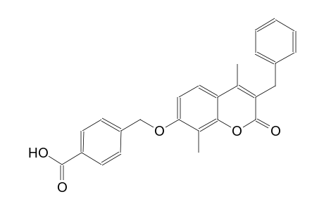 benzoic acid, 4-[[[4,8-dimethyl-2-oxo-3-(phenylmethyl)-2H-1-benzopyran-7-yl]oxy]methyl]-