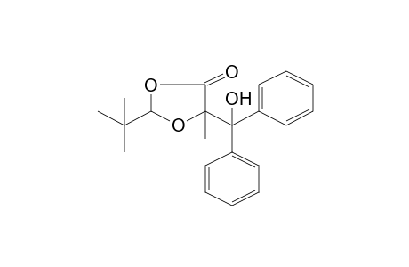 2-t-Butyl-5-(hydroxydiphenylmethyl)-5-methyl[1,3]dioxolan-4-one