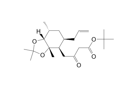 1,3-Benzodioxole-4-butanoic acid, hexahydro-2,2,3a,7-tetramethyl-.beta.-oxo-5-(2-propenyl)-, 1,1-dimethylethyl ester, [3aS-(3a.alpha.,4.alpha.,5.alpha.,7.beta.,7a.alpha.)]-