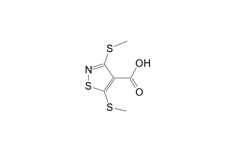 4-Isothiazolecarboxylic acid, 3,5-bis(methylthio)-