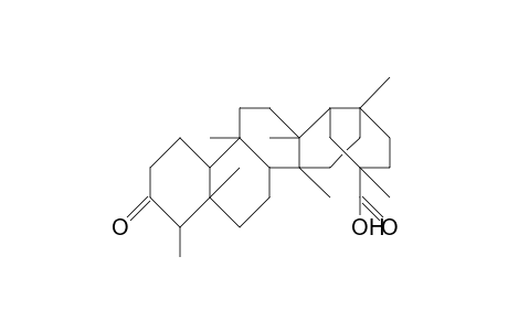3-Oxo-friedelan-20.alpha.-carboxylic-acid