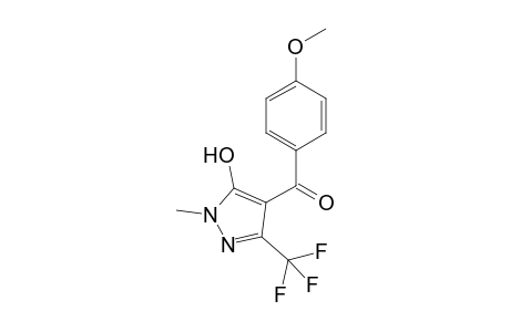 4-(4'-Methoxybenzoyl)-1-methyl-5-hydroxy-3-(trifluoromethyl)pyrazole
