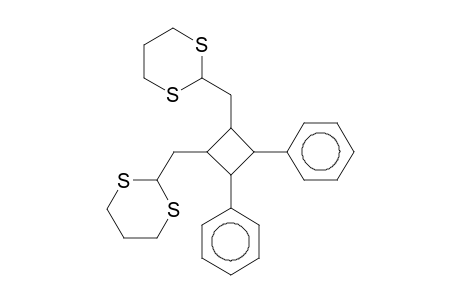 2-([2-(1,3-Dithian-2-ylmethyl)-3,4-diphenylcyclobutyl]methyl)-1,3-dithiane