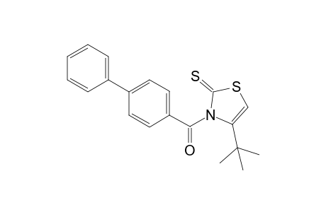 3-(Biphenyl-4-yl-methanoyl)-4-tert-butyl-2,3-dihydrothiazol-2-thione