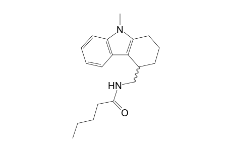 N-[(9-methyl-1,2,3,4-tetrahydrocarbazol-4-yl)methyl]pentanamide