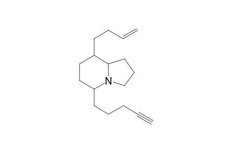 8-(3'-Buten-1'-yl)-5-(4''-pentyn-1"-yl)-indolizidine