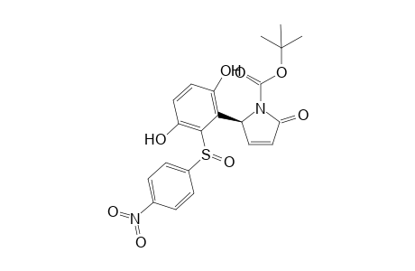 (5S*,SS*)-N-(tert-Butyloxycarbonyl)-5-[3',6'-dihydroxy-2-(p-nitrophenylsulfinyl)phenyl]pyrrol-2(5H)-one