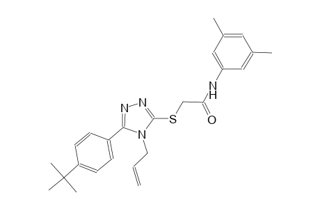 2-{[4-allyl-5-(4-tert-butylphenyl)-4H-1,2,4-triazol-3-yl]sulfanyl}-N-(3,5-dimethylphenyl)acetamide