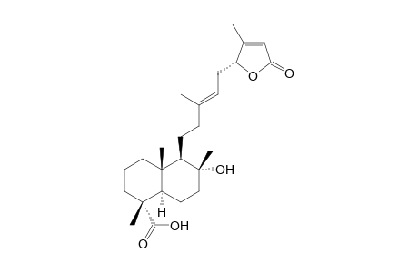 (1R,4aS,5R,6R,8aR)-1,4a,6-trimethyl-5-[(E)-3-methyl-5-[(2R)-3-methyl-5-oxidanylidene-2H-furan-2-yl]pent-3-enyl]-6-oxidanyl-3,4,5,7,8,8a-hexahydro-2H-naphthalene-1-carboxylic acid