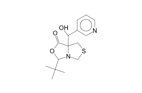 1H,3H,5H-Thiazolo[3,4-c]oxazol-1-one, 3-(1,1-dimethylethyl)dihydro-7a-(hydroxy-3-pyridinylmethyl)-, [3R-[3.alpha.,7a.alpha.(R*)]]-