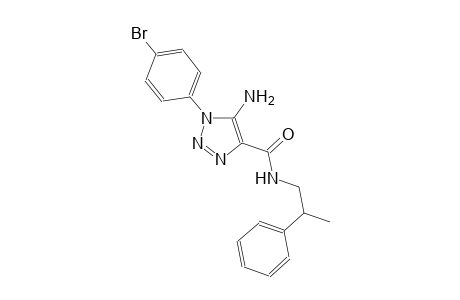 1H-1,2,3-triazole-4-carboxamide, 5-amino-1-(4-bromophenyl)-N-(2-phenylpropyl)-