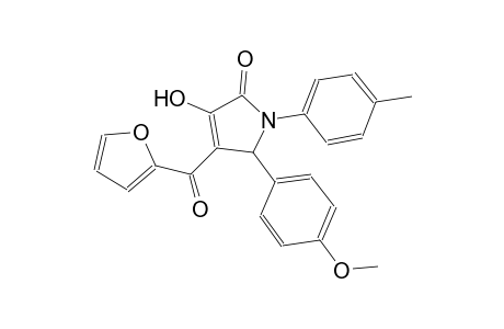 4-(2-furoyl)-3-hydroxy-5-(4-methoxyphenyl)-1-(4-methylphenyl)-1,5-dihydro-2H-pyrrol-2-one