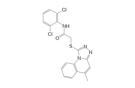 acetamide, N-(2,6-dichlorophenyl)-2-[(5-methyl[1,2,4]triazolo[4,3-a]quinolin-1-yl)thio]-