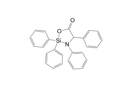 1-Oxa-3-aza-2-silacyclopentan-5-one, 2,2,3,4-tetraphenyl-