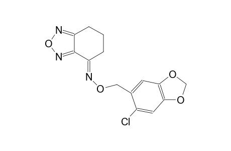 2,1,3-benzoxadiazol-4(5H)-one, 6,7-dihydro-, O-[(6-chloro-1,3-benzodioxol-5-yl)methyl]oxime, (4E)-