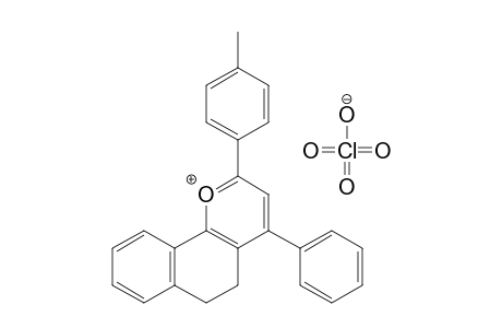 5,6-dihydro-4-phenyl-2-p-tolylnaphtho[1,2-b]pyrylium perchlorate