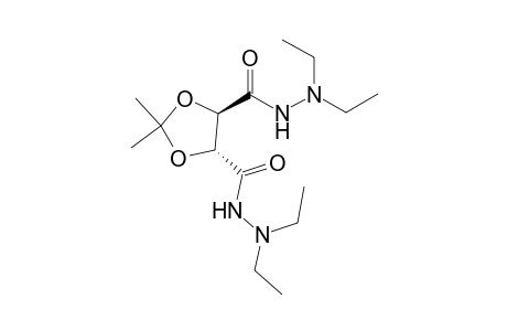 (4R,5R)-N,N,N',N'-Tetraethyl-2,2-dimethyl-1,3-dioxolane-4,5-dicarbohydrazide