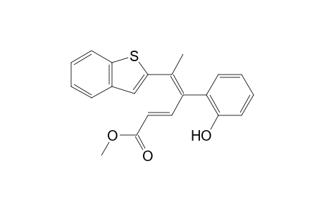 Methyl (2E,4E)-5-(benzo[b]thiophen-2-yl)-4-(2-hydroxyphenyl)hexa-2,4-dienoate