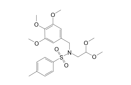 N-(2,2-dimethoxyethyl)-4-methyl-N-(3,4,5-trimethoxybenzyl)benzenesulfonamide