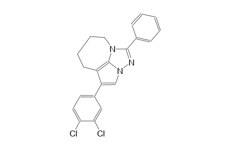 4-(3,4-dichlorophenyl)-1-phenyl-5,6,7,8-tetrahydro-2,2a,8a-triazacyclopenta[cd]azulene