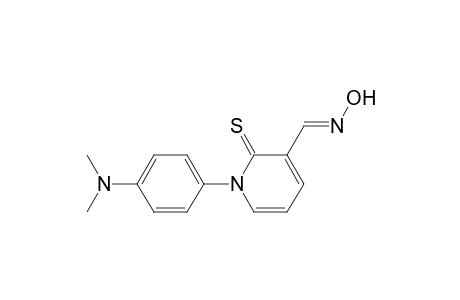 3-Pyridinecarboxaldehyde, 1-[4-(dimethylamino)phenyl]-1,2-dihydro-2-thioxo-, oxime