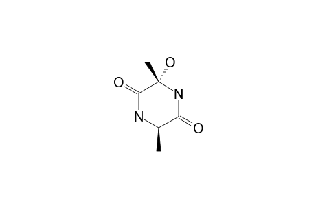 CIS-2,5-DIKETO-3,6-DIMETHYL-3-HYDROXY-PIPERAZINE