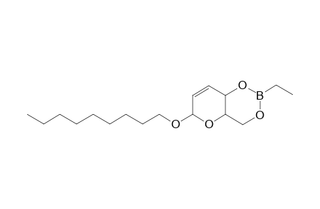Nonyl-2,3-didesoxy-4,6-O-ethaneboronate-.alpha.-D-erythrohex-2-enopyranoside