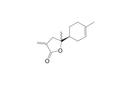 (S)-3-Methylene-5-methyl-5-(4'-methyl-3'-cyclohexen-1'-yl)-tetrahydrofuran-2-one