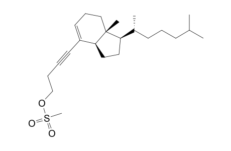 Methanesulfonic acid 4-[(1R,3aR,7aR)-1-((R)-1,5-dimethylhexyl)-7a-methyl-2,3,3a,6,7,7a-hexahydro-1H-inden-4-yl]-but-3-ynyl ester