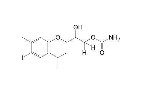carbamic acid, 2-hydroxy-3-[(6-iodothymyl)oxy]propyl ester