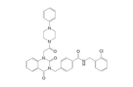 N-(2-chlorobenzyl)-4-[(2,4-dioxo-1-[2-oxo-2-(4-phenyl-1-piperazinyl)ethyl]-1,4-dihydro-3(2H)-quinazolinyl)methyl]benzamide