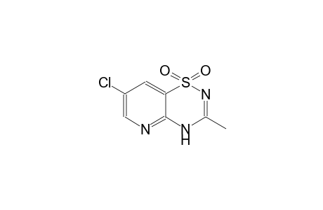 7-chloro-3-methyl-4H-pyrido[2,3-e][1,2,4]thiadiazine 1,1-dioxide