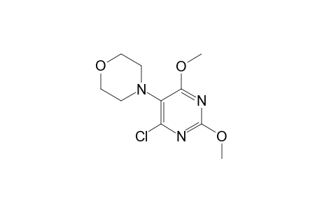4-(4-Chloro-2,6-dimethoxypyrimidin-5-yl)morpho-line