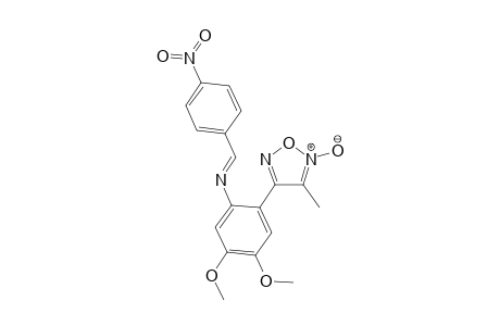 3-Methyl-4-[2'-(4"-nitrobenzylidene)amino-4',5'-dimethoxyphenyl]-furoxan