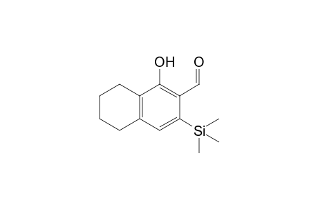 1-Hydroxy-3-(trimethylsilyl)-5,6,7,8-tetrahydronaphthalene-2-carbaldehyde