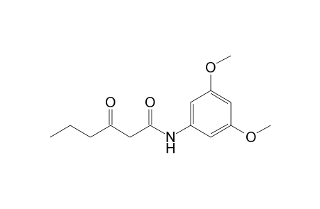 N-(3,5-Dimethoxyphenyl)-3-oxohexanamide