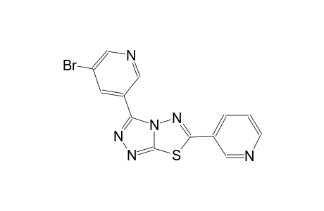 [1,2,4]triazolo[3,4-b][1,3,4]thiadiazole, 3-(5-bromo-3-pyridinyl)-6-(3-pyridinyl)-