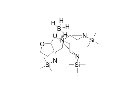 {[Uranium-(tetrahydroborane)-(tetrahydrofuran)]-tris[(trimethylsilylamino)-1',2'-ethylideneamino]}
