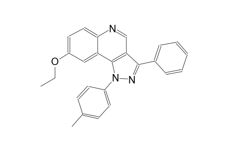 ethyl 1-(4-methylphenyl)-3-phenyl-1H-pyrazolo[4,3-c]quinolin-8-yl ether