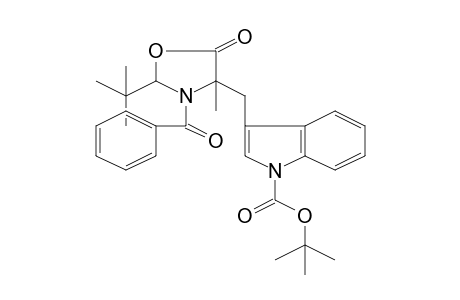 1H-Indole-1-carboxylic acid, 3-[[3-benzoyl-2-(1,1-dimethylethyl)-4-methyl-5-oxo-4-oxazolidinyl]methyl]-, 1,1-dimethylethyl ester, (2R-trans)-