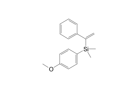 (4-methoxyphenyl)dimethyl(1-phenylvinyl)silane